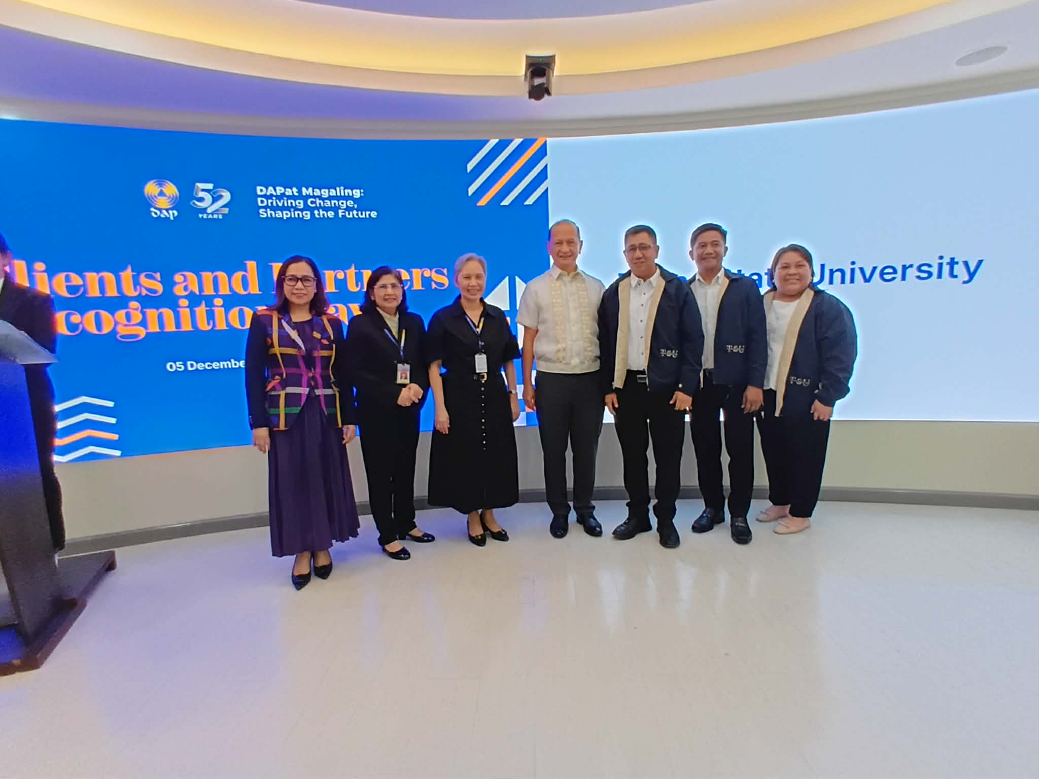 TSU recognized as key partner in DAP’s 52nd founding anniversary celeb